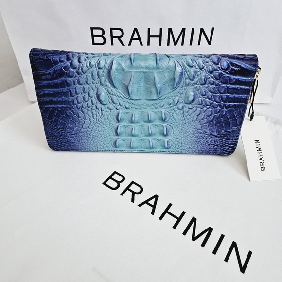 NWT Brahmin Affinity Ombre Melbourne Skyler Clutch - Picture 11 of 16